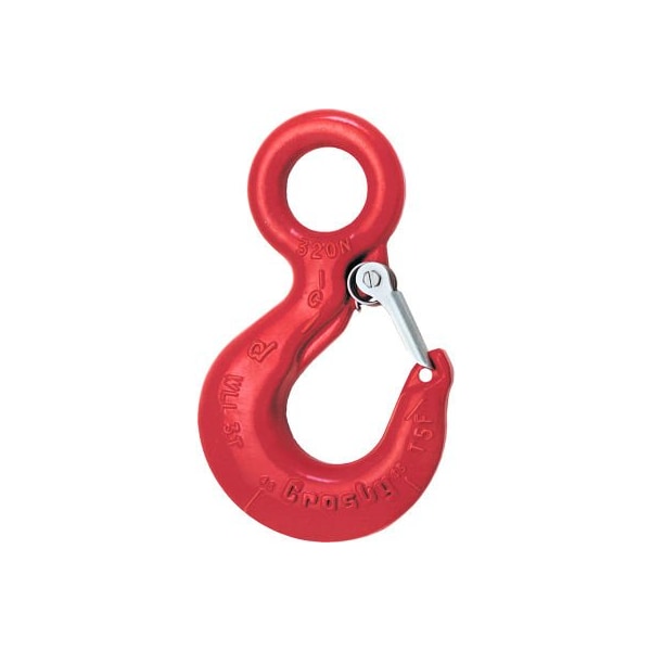Crosby L-320AN S/C Alloy Hook Eye w/Latch, 11T WLL